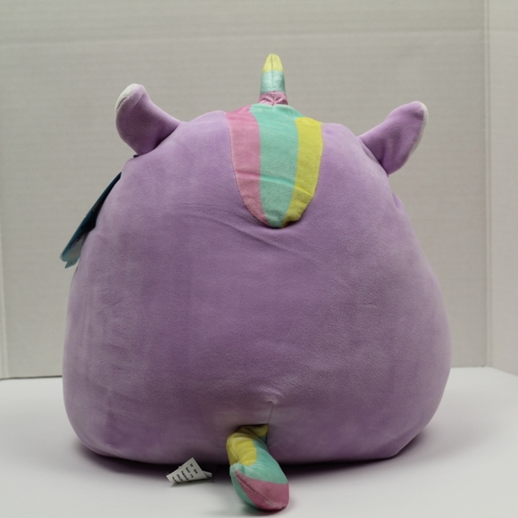 12" Monogrammed 'T' Silvia Unicorn Squishmallows - Picture 6 of 12